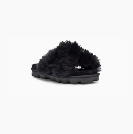 UGG Fuzzalicious Black Sneakers for Women (WGKD02593)